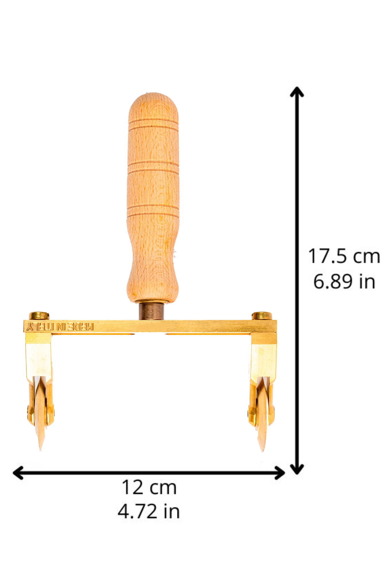 Adjustable Pasta and Ravioli Cutter with 2 Smooth Wheels