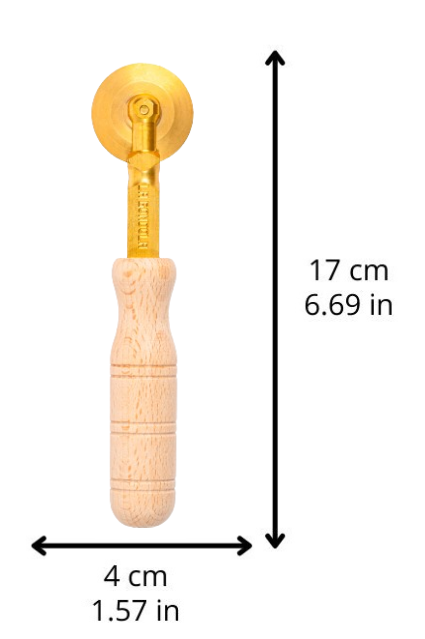 ravioli and pasta cutter single smooth wheel