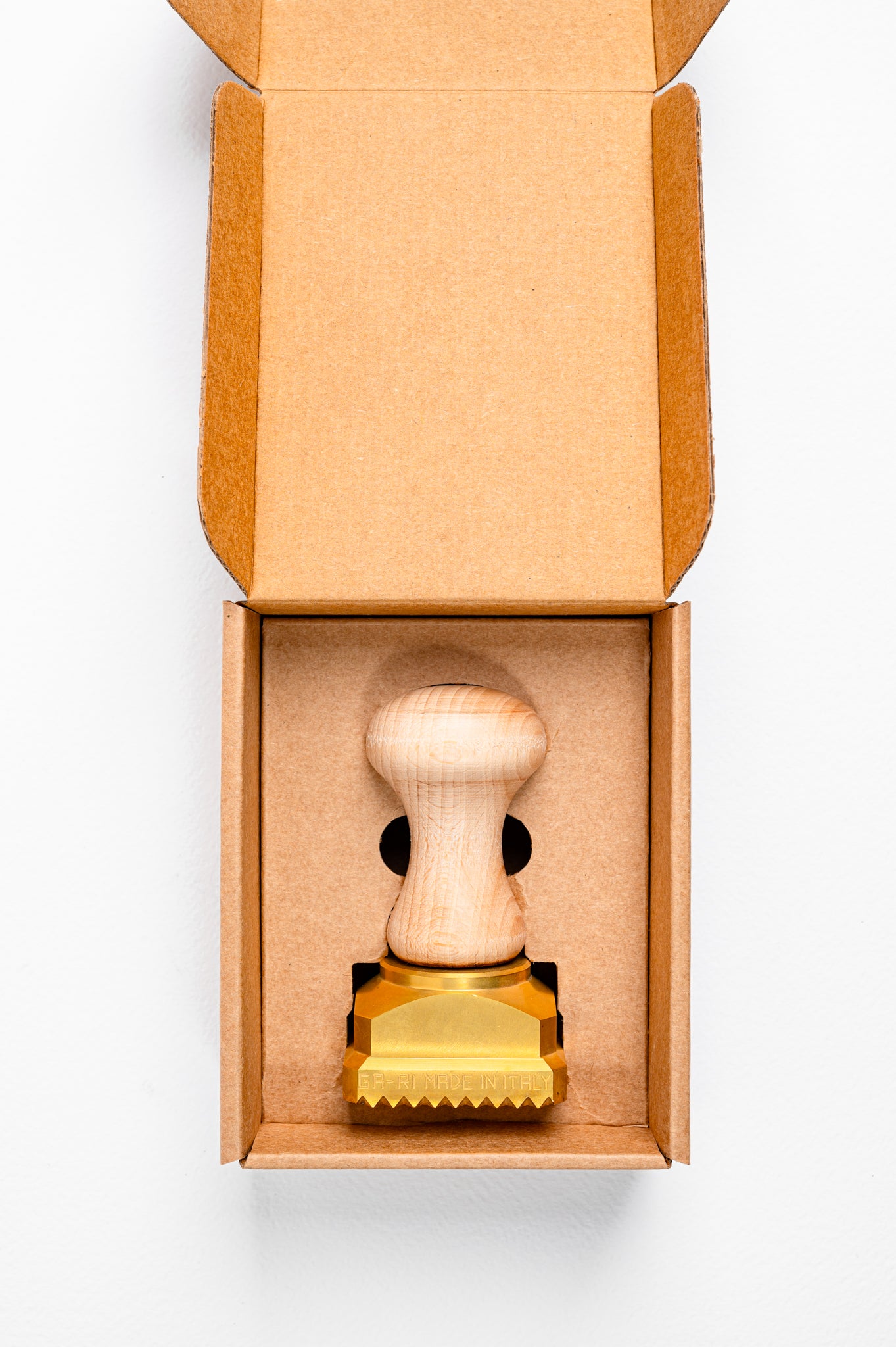 La Gondola Professional Bundle: Square Stamp 35, Square Stamp 45, Rectangle Stamp 45x55 and Square Stamp 60 in Brass and Natural Wood - CLOE