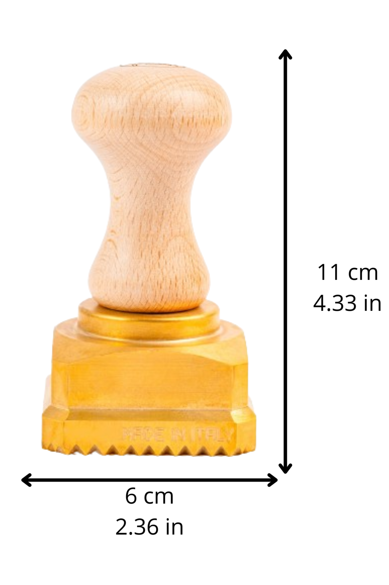 La Gondola Professional Bundle: Square Stamp 35, Square Stamp 45, Rectangle Stamp 45x55 and Square Stamp 60 in Brass and Natural Wood - CLOE