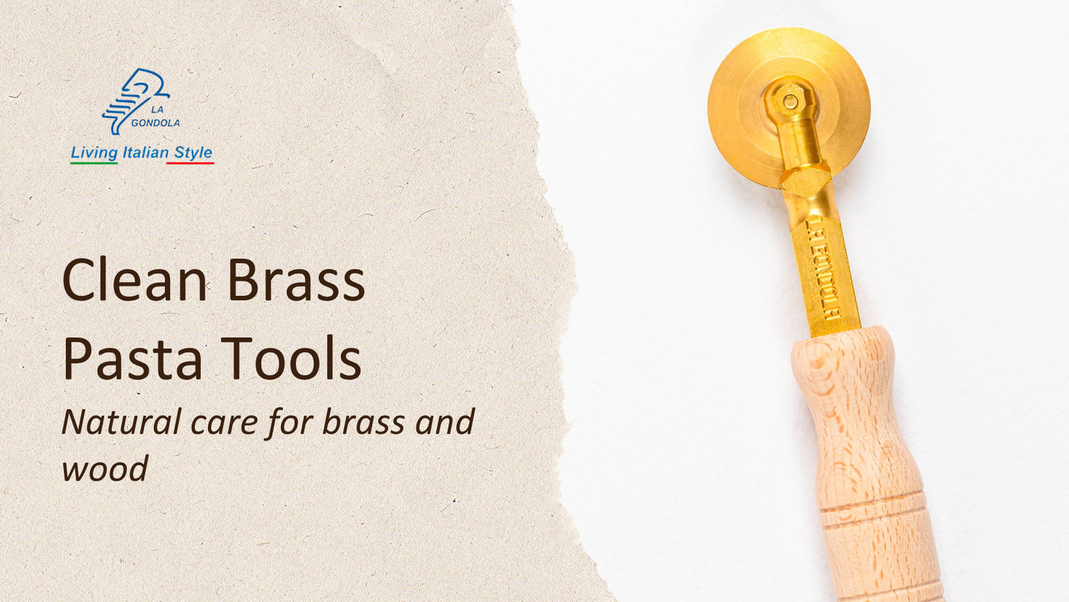 How to Clean Brass Naturally for Handmade Pasta Tools