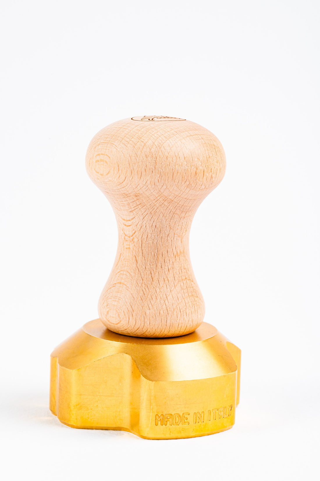 Professional Ravioli and Pasta SHELL Stamp in Brass and Natural Wood - ELENA