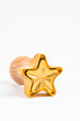 Ravioli Stamp STAR shaped in Brass with Natural Wood Handle,Made In Italy-SOFIA